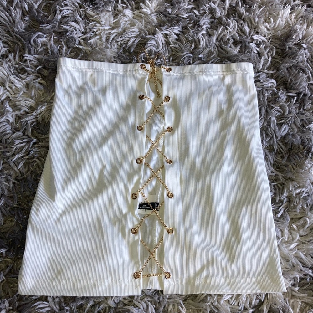 Gold Chain Skirt Set - Picture 3 of 4